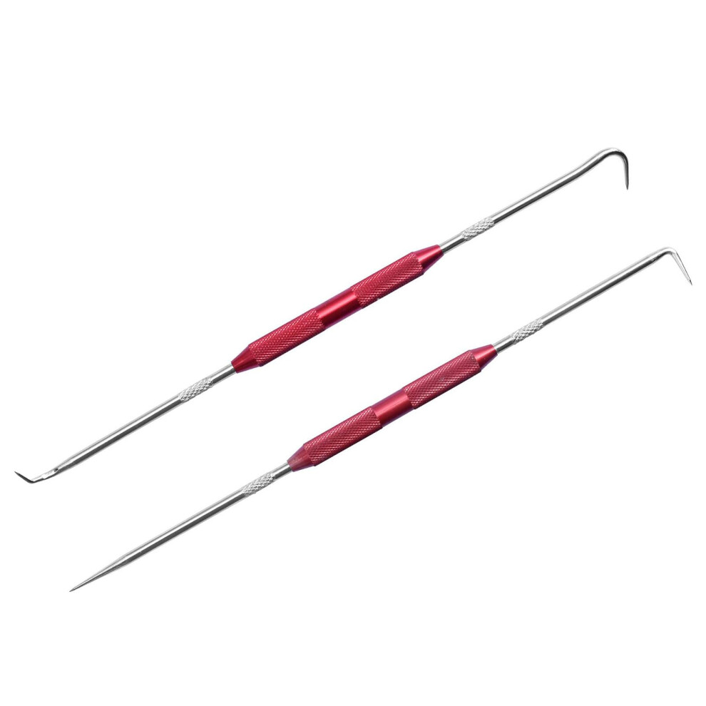 2Pcs Automotive Oring Removal Tool Set With Rustproof Steel Hooks, 200Mm Nonslip Handles 9347817777574