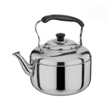 3L Stainless Steel Whistling Tea Kettle for Gas and Induction Stove with Ergonomic Handle Ref: 8754