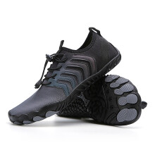 Barefoot Diving Shoes For Beach And Water Sports, Size EU 45, Black, Outdoor Wading And Hiking