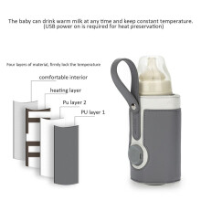 Baby Bottle Warmer Bag 3 Temp Settings Compact Design for On-the-Go