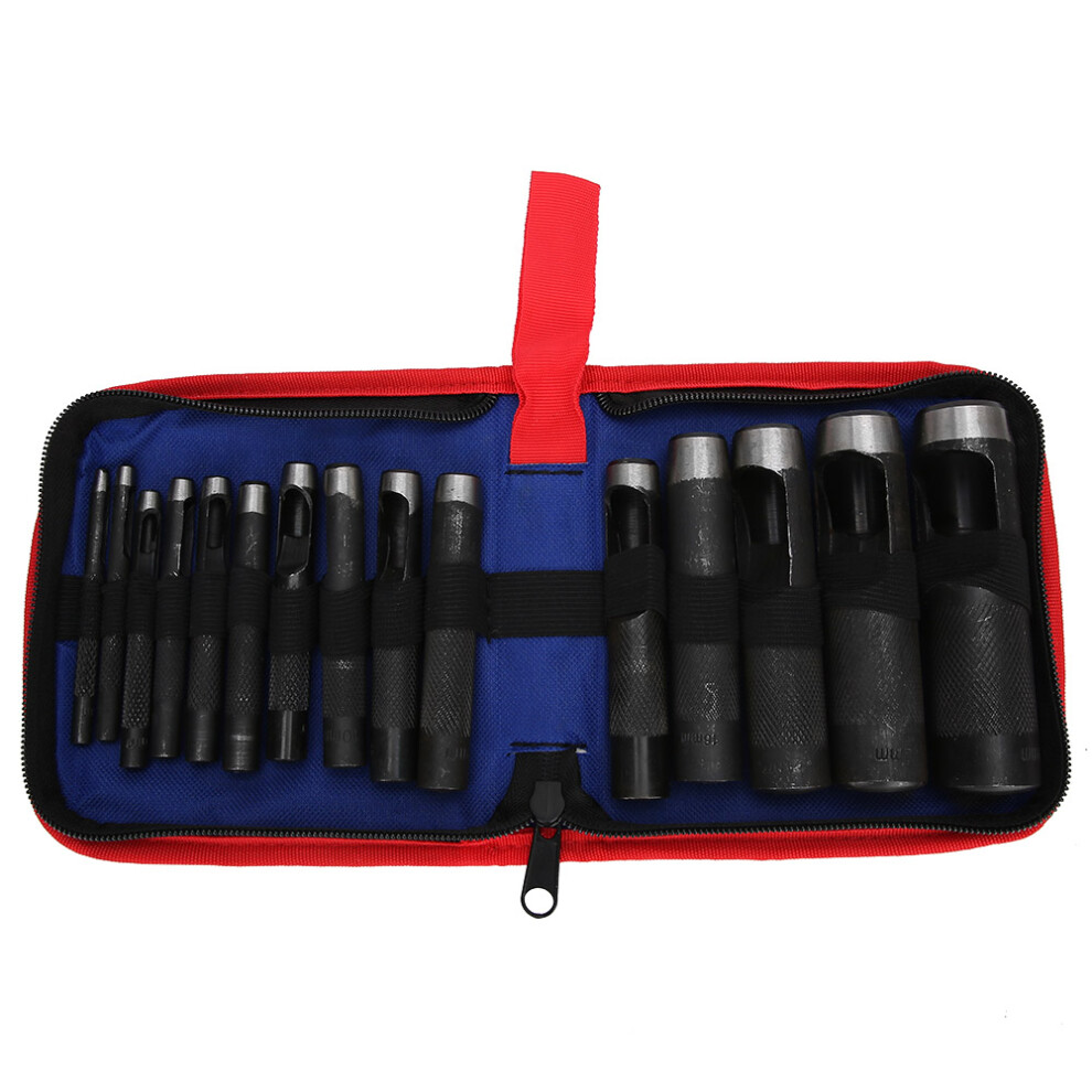 Carbon Steel Construction Hollow Hole Punch Durable High Carbon Steel Versatile Tool For Multiple Materials Precision Ground Flutes Ergonomic Design 9049227727681