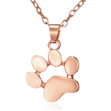 Delicata collana con animale per donna, gioielli minimalisti per animali domestici, regalo per tutti i giorni, adorabile ciondolo a forma di zampa di