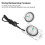 LED Solar Garden Lights Pack 4 Waterproof Pathway Decor Warm White 3