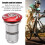 6061 Aluminum Alloy Bicycle Headset Compression Plug 31.7mm Red 9