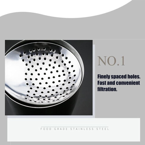 Stainless Steel Cocktail Strainer Bartender Tool for Fast Ice Separation Home and Bar Use 2