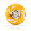 Bouchon de compression du jeu de direction en aluminium 6061 doré de 31.7mm 6
