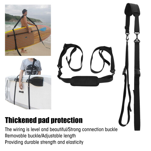 Flexible SUP Carry Strap for Surfboards & Longboards Adjustable & Portable 2