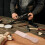 DoubleSided Leather Strop with Ergonomic Handle for Knife Sharpening Kitchen and Woodworking Tools 2
