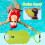 Swimming Pull Buoy Visibility Float Bag Adjustable Strap Kayaking Snorkeling Pool Lake Fluorescent Green 2