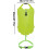 Swimming Pull Buoy Visibility Float Bag Adjustable Strap Kayaking Snorkeling Pool Lake Fluorescent Green 4