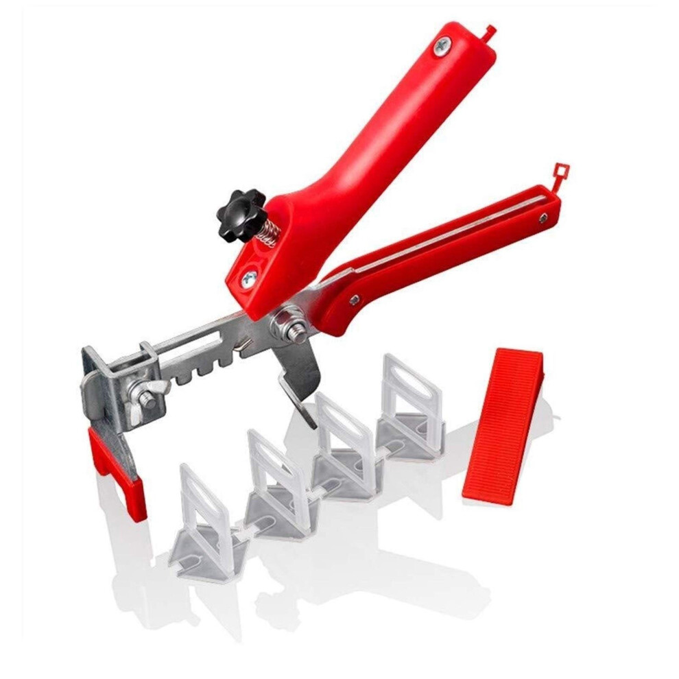 Tile Leveling System With Push Pliers 400 Pcs Leveler Spacers Clips 100 Pcs Reusable Wedges Diy Tile Tools 9187378556245