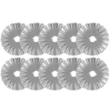 Rotary Cutter For Scrapbooking, Stainless Steel Blades Decorative Edge Cutting Tool With Wavy Zigzag Patterns, Multifunctional Fabric Paper Leather