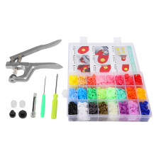 Plastic Snaps for Sewing and Crafting, Snap Buttons with Easy to Use Installation Rust-Free Alternative Eco-Friendly Snap Fasteners for Bags Clothing