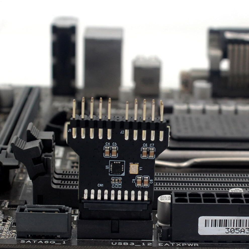 Usb2.0 Motherboard 9 Pin Header Extension 19Pin Usb3.0 To Dual 9Pin Usb2.0 Splitter Plugnplay Fan Speed 9187378556337