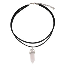 Boho Choker Halskæder, Country Cowgirl Smykker til Kvinder med Retro Charme, Hypoallergenisk Læderhalskæde til Western Outfit til Kvinder, Yndig