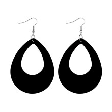 Hollow Round Drop Earrings for Women, Dangle Earrings Acrylic Earrings Lightweight Earrings, Retro Neons Earrings Vintage Oval Studs, Suitable for 80s