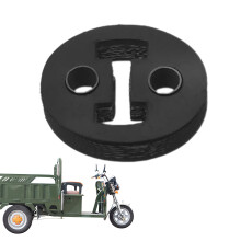 Rubber Exhaust Hanger with Dual Hole Design, Shock Absorbing Heat and Oil Resistant Muffler Bracket