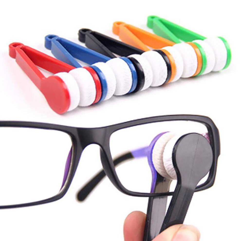 5pcs Eyeglass Cleaner Set with Reusable Microfiber Glasses Cleaning Brush for Scratch Lenses