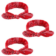 Vintage geïnspireerde boho-hoofdbanden, zacht materiaal met knoopdesign voor vrouwen en meisjes, zweetabsorberende bandana-accessoire voor strand,