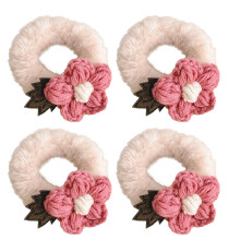 Tiara com orelhas de coelho da Páscoa, coroa de flores para mulheres, acessório de cabelo fofo perfeito para a Páscoa, com um design versátil que