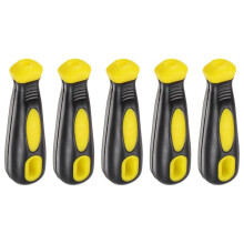 5 Stuks Vijlhandvat, 4,25 Inch Rond en Rechthoekig Gat, Ergonomische Handgrepen voor 8 Inch Metalen Vijlen