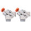 2Pc Carpenter Quick Positioning Clamp for Wood Panel Splicing 90 Degree Right Angle Fixing Clips Right Angle Clamps-Open 1