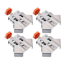 4Pc Carpenter Quick Positioning Clamp för TräPanelskarvning 90 Graders RäTvinklade FäStkläMmor RäTvinklade KläMmor-öPpna