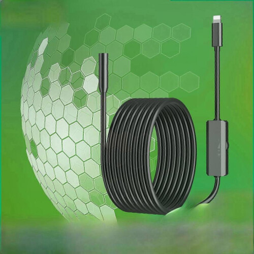 Apple mobile phone endoscope HD 1.3 million Apple external camera waterproof Pipe detection industrial endoscope 1