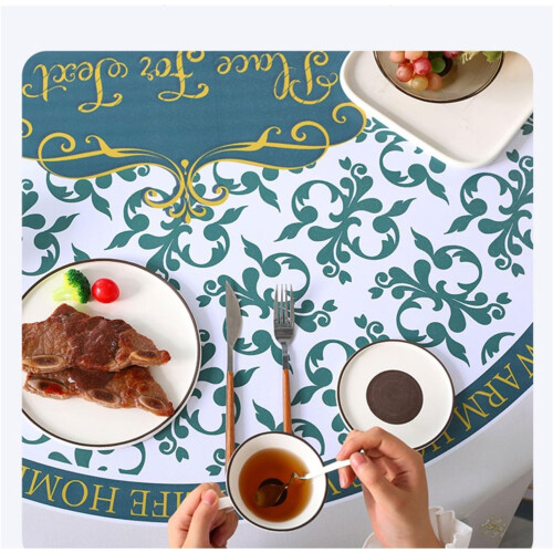 Table Cloth Model A 140cm  Hotel Large Round Tablecloth, Round Dining Table Runner, Rectangle Tablecloth 1