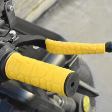 Motorcycle Handlebar Covers Soft Silicone Grip Pads for Brake Handle Protection Green Weather Resistant