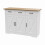 Living And Home 3-Door Wooden Sideboard with 3 Drawers 3