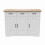 Living And Home 3-Door Wooden Sideboard with 3 Drawers 4