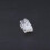 100Pcs Network Crystal Heads Cat6 Cable Connectors Plug Terminals for Computers Hubs Routers 3