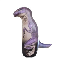 Kids Punching Bag 37 Inch Inflatable Dinosaur Velociraptor Toy for Boxing Training and Active Play