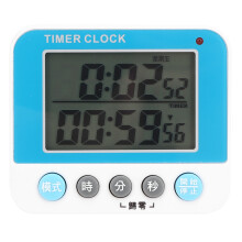 Doppeltimer mit großem Display, Auf- und Abwärtszähler mit magnetischer Rückseite, blinkendes Alarmlicht, Ein-/Ausschalter, einstellbare
