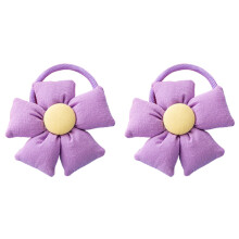 Haargummis mit Blumenschleife, tolles Geschenk für Ihre Liebsten, weiche und bequeme Haargummis, dekoratives Kissen, das Ihrem Wohnraum Charme