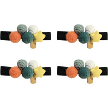 Haarspangen mit Blumen-, Frucht- und Tiermotiven, flauschige Krallenclips mit rutschfester Oberfläche, geeignet für Mädchen, Kleinkinder und