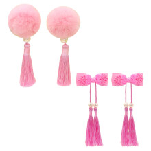 Weiche Plüsch-Haaraccessoires im traditionellen chinesischen Design schmücken den Kopf Ihres Kindes, perfekt für Feierlichkeiten und den Alltag (2