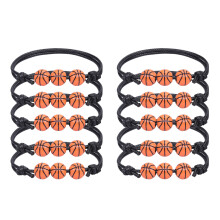 Pallina antistress sportiva, mini palline sportive in schiuma per relax e gioco, braccialetto regolabile con cinturini motivazionali a tema sportivo,