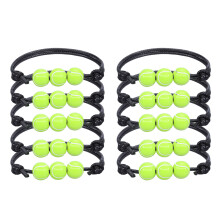 Ball Beads Bracelet Collection for Fan Gatherings Smooth Surface Design with Waxed Thread for Durable Wear, Party Favors Team Spirit Bracelets Ideal f