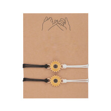 Braccialetto "Ritorno al Campus", set di braccialetti coordinati mamma e figlia, braccialetti dell'amicizia in corda intrecciata fatti a mano, misura