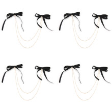Blondekædedekoration iøjnefaldende design med ikke-piercing bh-kropskæde justerbar bh-smykke til komfortabel bh-ring og smykker til hverdagsbrug
