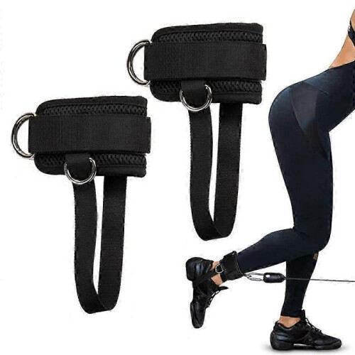 Ankle Straps for Cable Machine Glute Kickbacks, Adjustable Comfort