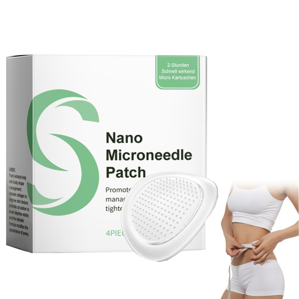 SMGTGLP1 Nano Microneedle Patch for Skin Care, Collagen Boost Wrinkle Treatment, 1 Box 4 Pcs