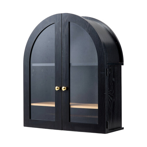 Living And Home Arched Wall Cabinet with Adjustable Shelf 2