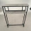 Living And Home 2-Tier Narrow Marble-Effect Console Table, White 3