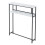 Living And Home 2-Tier Narrow Marble-Effect Console Table, White 4