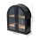 Living And Home Arched Wall Cabinet with Adjustable Shelf 6