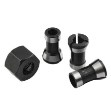 4pcs/Set 6mm 8mm 6.35mm Electric Router Milling Cutter Collet Chuck M15 Screw Nut for Trimming Engraving Machines