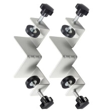 Right Angle Clamp 90 Degree 2 Pieces Corner Clamps T-Shaped Positioning Squares Clamping Tool with Adjustable Swing Jaw